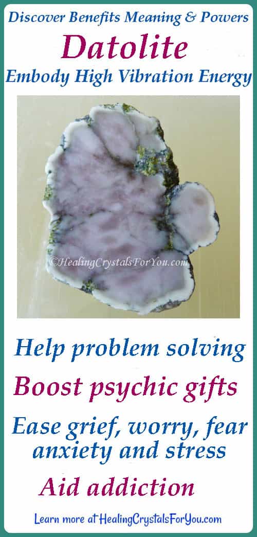 High Vibration Datolite Helps Memory & Worry