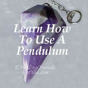 Chevron Amethyst Pendulum