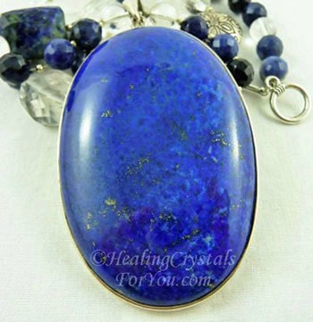 lapis lazuli stone pendant
