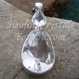 Clear Quartz Crystal Pendant