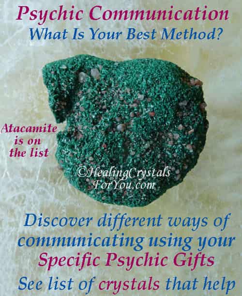 Crystals For Psychic Communication: See List