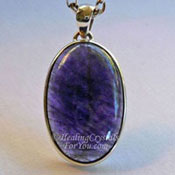 Iolite Pendant