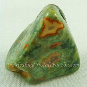 jasper rainforest green rhyolite healing meaning stone life crystals aka