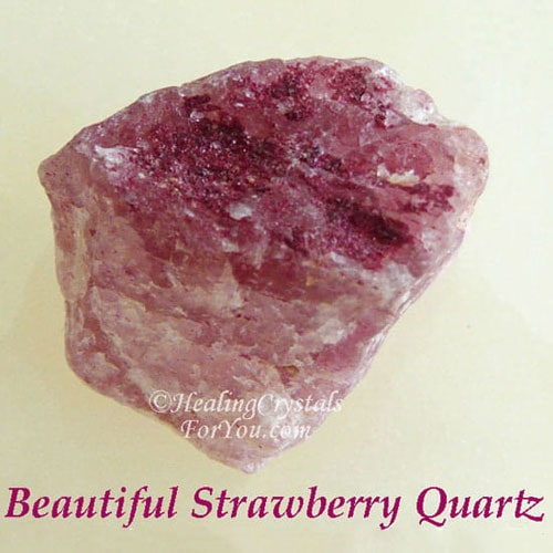 Strawberry Quartz Meanings Properties & Uses