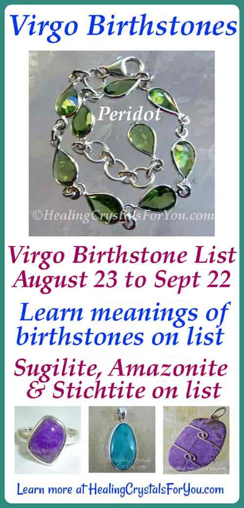 Virgo Birthstone List Birthstones And Meanings 23rd Aug 22nd Sept